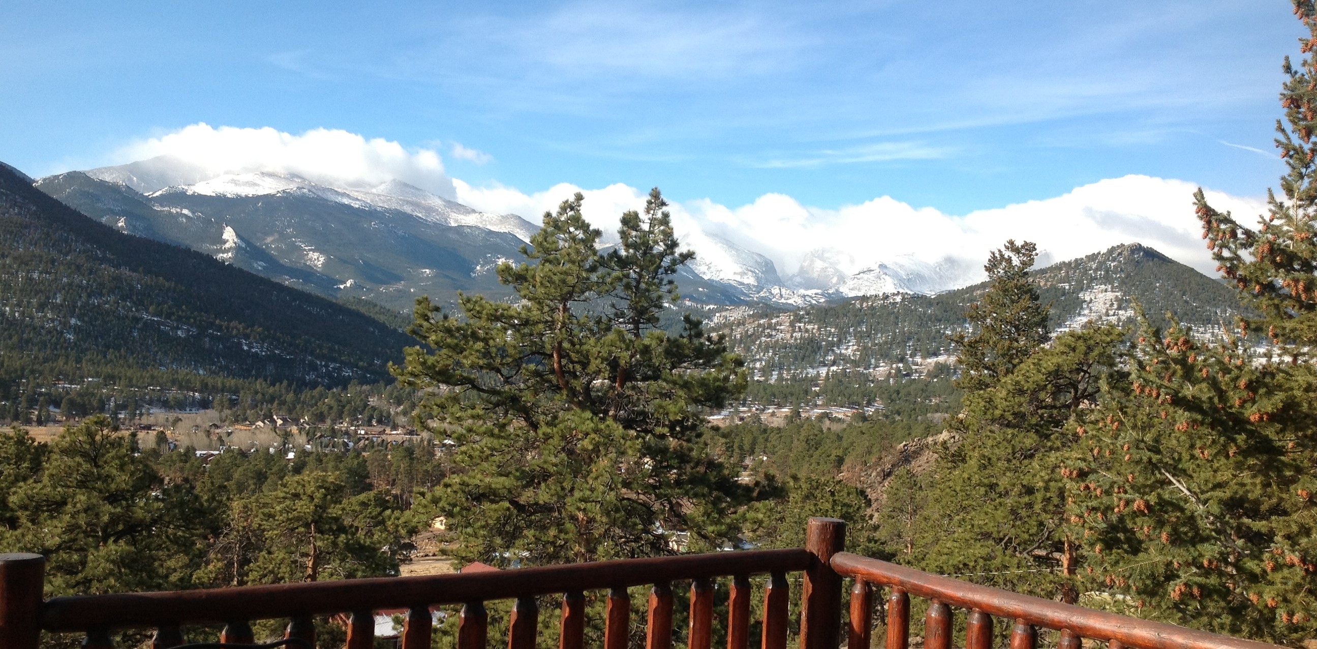 Estes Park View from Cabin